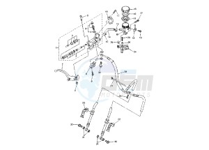 YZF R46 600 drawing FRONT MASTER CYLINDER