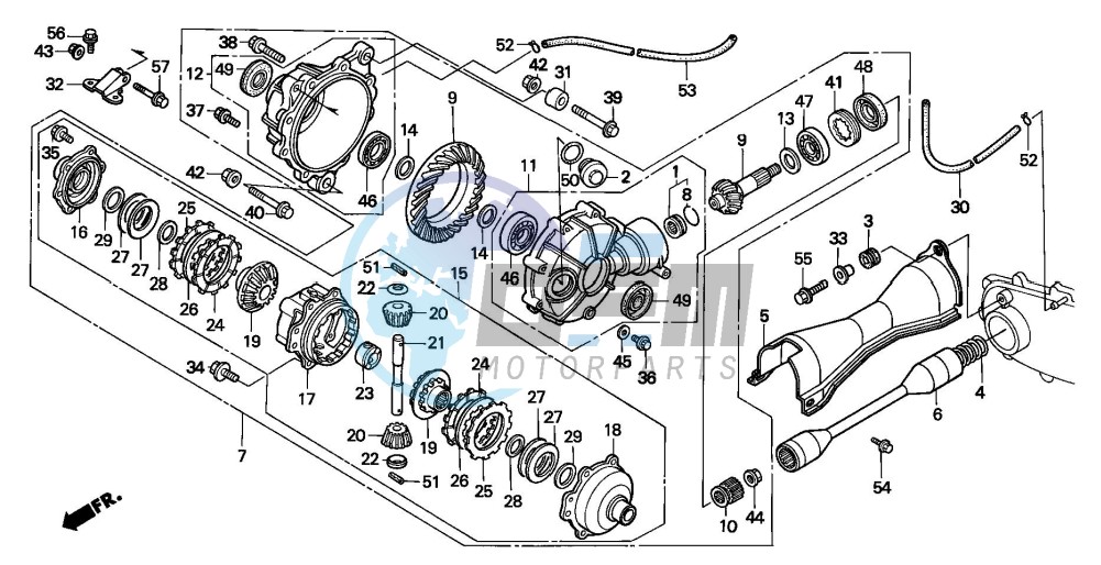 FRONT DRIVESHAFT (TRX300)