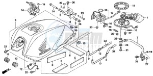 CB1300A CB1300SUPER FOUR drawing FUEL TANK