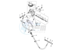 XJR 1200 drawing FRONT MASTER CYLINDER 2