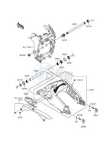 NINJA_ZX-6R_ABS ZX636FDF FR GB XX (EU ME A(FRICA) drawing Swingarm