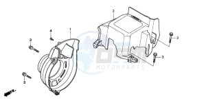 SFX50S drawing FAN COVER/SHROUD