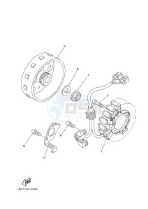 YFZ450R YFZ450RE (1TD3) drawing GENERATOR