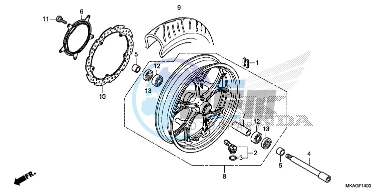 FRONT WHEEL