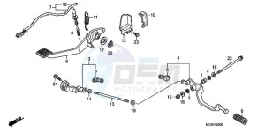 ST13009 Europe Direct - (ED / MME) drawing PEDAL