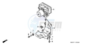 NT700VAA Europe Direct - (ED / ABS) drawing ABS MODULATOR