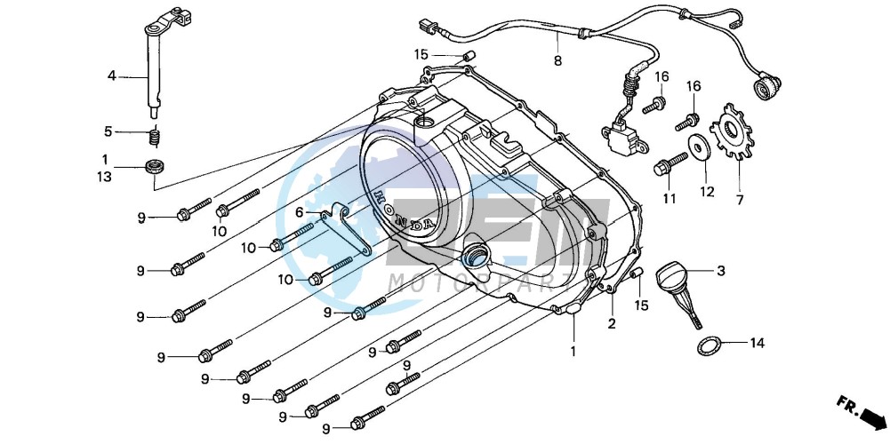 RIGHT CRANKCASE COVER