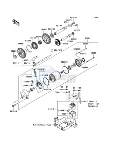 ZZR1400 ABS ZX1400B6F FR GB XX (EU ME A(FRICA) drawing Starter Motor