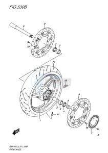 GSR750Z ABS EU drawing FRONT WHEEL