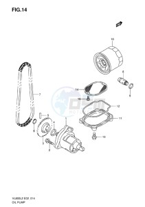 VL800C INTRUDER EU drawing OIL PUMP