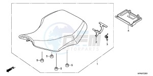 TRX420TMC drawing SEAT