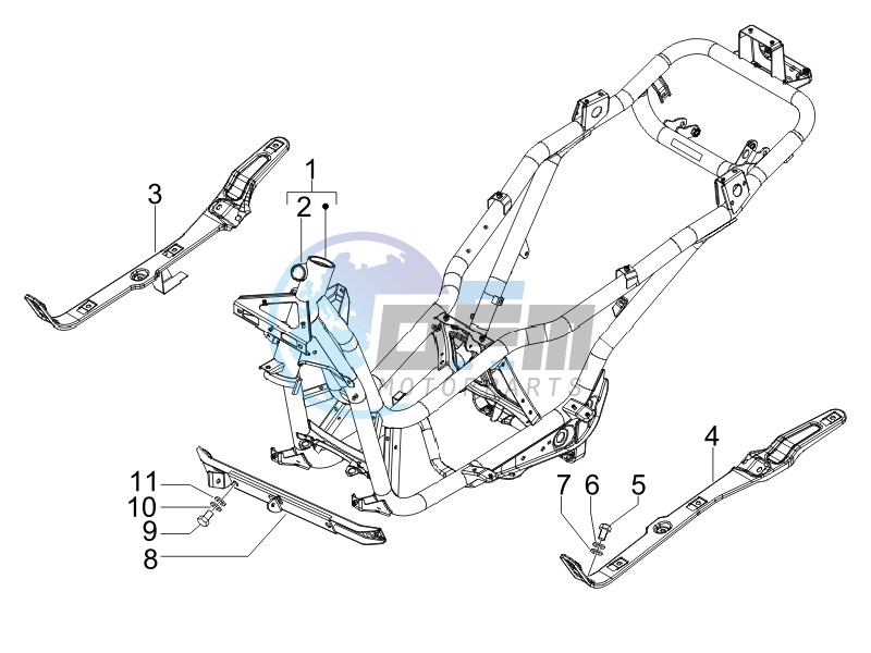 Frame bodywork