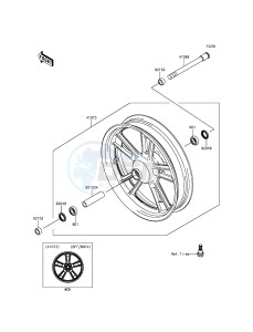 VULCAN_S_ABS EN650BFF XX (EU ME A(FRICA) drawing Front Hub