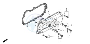 NVS502SH drawing LEFT SIDE COVER