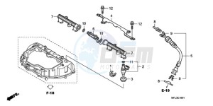 CBR1000RA9 France - (F / ABS CMF MME REP) drawing INJECTOR