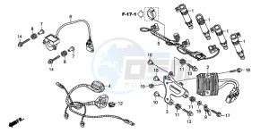 CBR600RR drawing SUB HARNESS