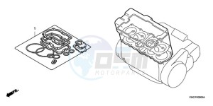 CBR1000RR9 UK - (E / MME) drawing GASKET KIT A