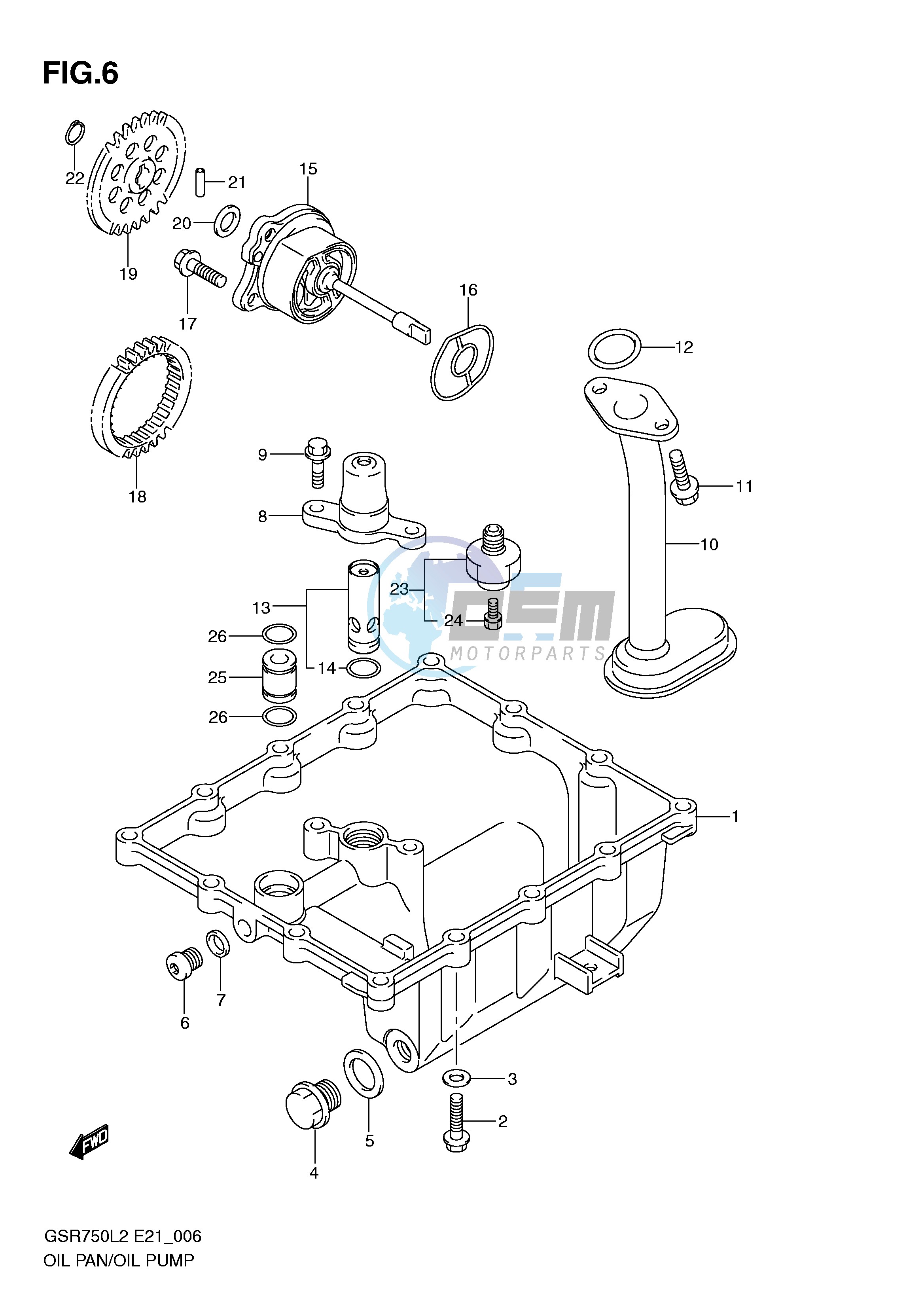 OIL PAN OIL PUMP