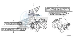 TRX420TMD TRX420 Europe Direct - (ED) drawing MARK (2WD)