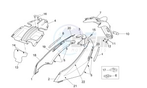 Sport City Street 300 4t 4v e3 drawing Rear body II