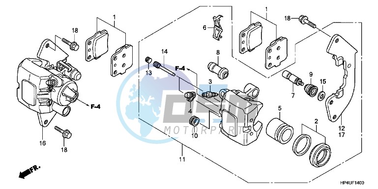 FRONT BRAKE CALIPER