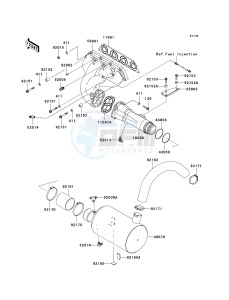 JT 1500 D [STX] (D9F) D9F drawing MUFFLER-- S- -