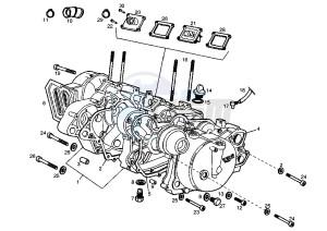 SENDA R X-TREM EU2 - 50 cc drawing CRANKCASE-COVER