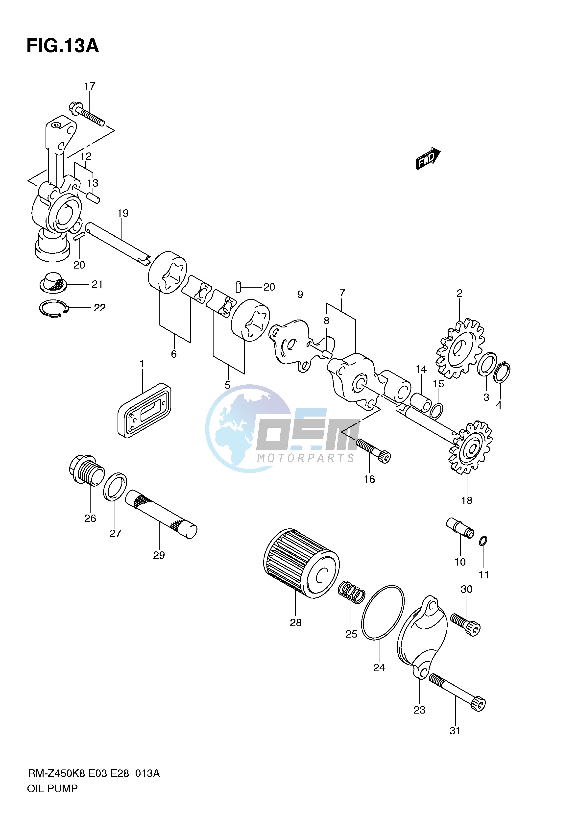 OIL PUMP (RM-Z450L1)