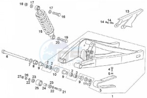 GPR - 50 cc VTHRF1A1A Euro 2 2T LC drawing Shock absorber, rear (Positions)