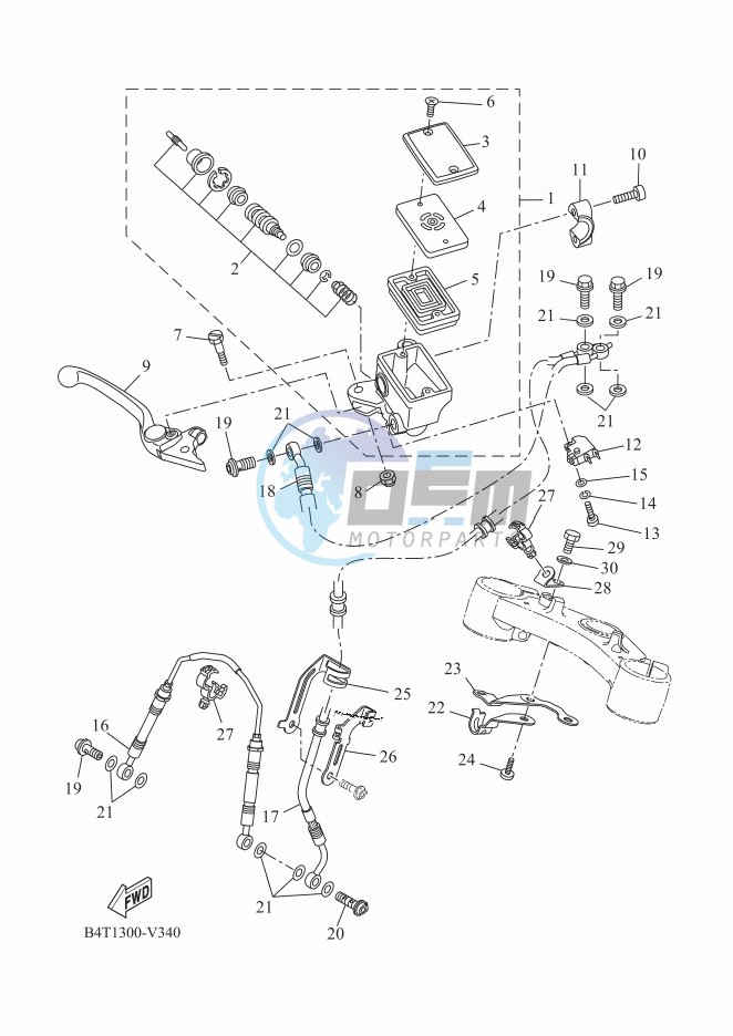 FRONT MASTER CYLINDER