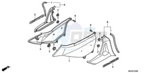 GL18009 SI / AB NAV - (SI / AB NAV) drawing SIDE COVER