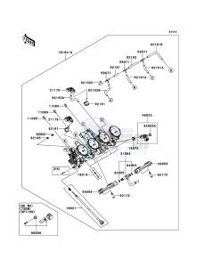 Z1000SX ZX1000GBF FR GB XX (EU ME A(FRICA) drawing Throttle