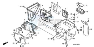 CRF230F9 Australia - (U) drawing AIR CLEANER