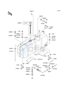 KAF 620 J [MULE 3010 TRANS4X4] (J6J-J8F) J8F drawing FUEL TANK-- J7F_J8F- -