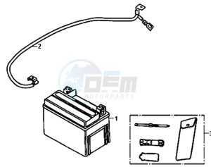 ALLO 50 45KMH (L8 L9) EU EURO4 drawing BATTERY / TOOLKIT