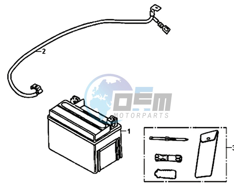 BATTERY / TOOLKIT