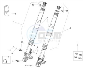 TUONO 1100 V4 RF E4 ABS (EMEA) drawing Front fork