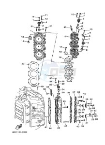 LZ300TXRD drawing CYLINDER--CRANKCASE-2