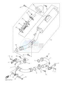 WR250F (2GB2 2GB3 2GB4 2GB4) drawing EXHAUST