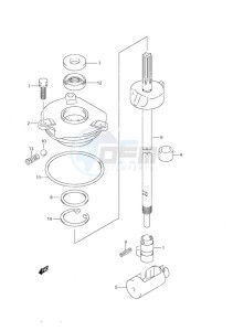 DF 140 drawing Clutch Rod (S/N 682148 & Older)