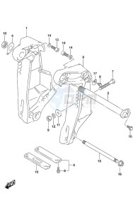 DF 115A drawing Clamp Bracket SS Model