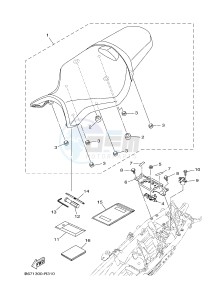 MTN1000 MTN-1000 MT-10 (B671) drawing SEAT