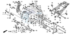 CB600FA Europe Direct - (ED / 25K) drawing FRAME BODY