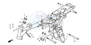 Z50J drawing FRAME BODY