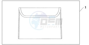 GL18009 Korea - (KO / AB) drawing INNER TRUNK POUCH