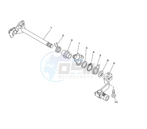 YZ 85 drawing SHIFT SHAFT