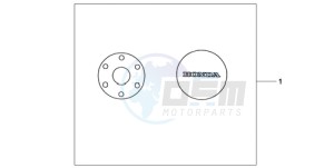 CB600FA9 France - (F / ABS CMF 25K) drawing CRANKCASE *R320P*