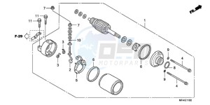 CBF1000A9 UK - (E / ABS MKH) drawing STARTING MOTOR