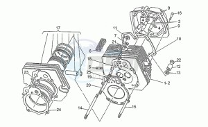 65 GT 650 drawing Cylinder head