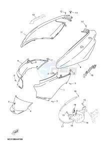 YN50F NEO'S 4 (2ACF 2ACF) drawing SIDE COVER